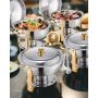 Buffet söögiriistade komplekt 4 panniga, 5 l, kuldne