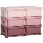 Lastekapp Homcom 75x37x56,5cm, roosa värvusega