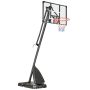 Laste korvpallivõrk jalgadega Sportnow 111x70,5x350cm, musta värvi