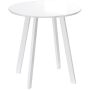 Söögilauad Homcom 72x72x75cm, valge värv