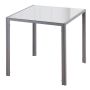 Söögilaud Homcom 75x75x75cm, halli värvi