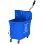 Koristuskäru Homcom 60x27x70.5cm., hall/sinine