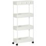 Köögikäru Homcom 40x19x90cm, valge värv