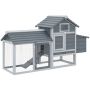 Kanakuut PawHut 150.5x54x87cm., hall/valge