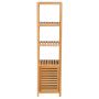 Vannitoakapp Homcom 36x33x140cm, helepruun