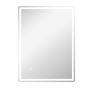 Vannitoa peegel LED-valgustusega Homcom 60x80x4cm, hõbedane