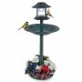 Birdbath 50x50x107cm., green