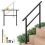 Stair railing 104x92cm., black