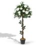 Artificial rose tree 16x120cm., various colors
