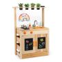 Children's kitchen 68x34x93cm., light brown