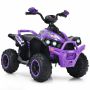Electric children's quad bike 60x94x73cm., purple/black