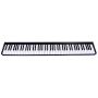 Digital piano 126.5x18x6.5cm., black/white