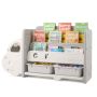 Children's shelf 108x35x63.5cm., beige/gray