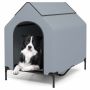Dog tent 75x110x106cm., gray/black