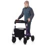 Walker for adults 76x64x93.5cm., black/purple