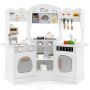 Children's kitchen 105x30x95cm., white/gray