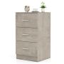 Bedside table 37x34x66.5cm., gray
