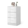 Bedside table 37x34x66.5cm., white