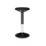 Office stool 60-85 cm, black