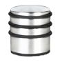 Stainless steel door stop, black/silver