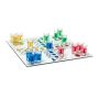Drinking game "LUDO" 30x30x0.5cm., green/red/blue/yellow colors