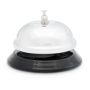 Bell 6x8.5x8.5cm., black/silver color