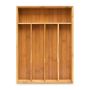Cutlery tray 4.5x25.5x34cm., light brown