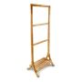 Towel rack 105x40x27cm., light brown