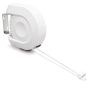 Retractable clothesline 12m, white/silver