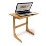 Laptop table 62.5x60x40cm., light brown