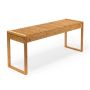 Hallway bench 47x120x33cm., light brown