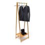 Clothes rack with shelf 158.5x51x40.5cm., light brown