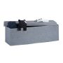 Folding bench 38x114x38cm., dark gray