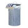 Laundry basket 65x41cm, 70L., gray/white