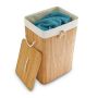 Laundry basket 65.5x43.5x33.5cm, 83L., light brown/cream color