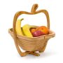 Fruit basket 30x27x22.5cm., light brown