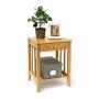 Side table with drawer 51.5x40.5x35cm., light brown