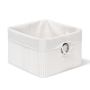 Storage bag 20x31x31cm., white/silver color