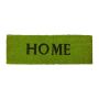 Doormat "Home" 72x25 cm., green