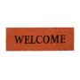 Doormat "Welcome" 75x25 cm., orange color