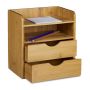 Writing utensil drawer 21x20x13 cm., light brown