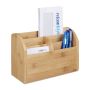 Writing instrument organizer 15x22x10 cm., light brown
