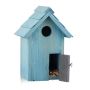 Birdhouse 24.5x17x12cm., light blue