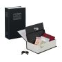 Safe "Book" with key, black