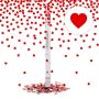 Confetti cannon 80x5x5cm., red color
