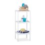 Bathroom shelf with 3 shelves 80x34.5x33cm., white