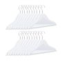 Clothes hangers 20pcs, white