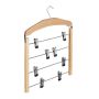 Trouser hanger, light brown/silver