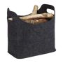 Firewood basket 39.5x40x23cm., dark gray