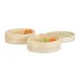 Food organizer 15.5x24x24cm., light brown